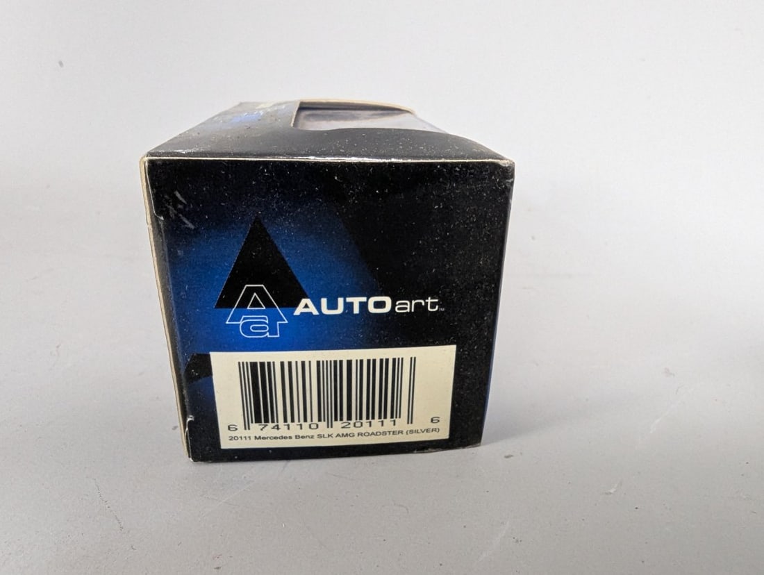 AUTOart 1:64 Mercedes-Benz SLK AMG Roadster Silver Precision Die-Cast Model - 6