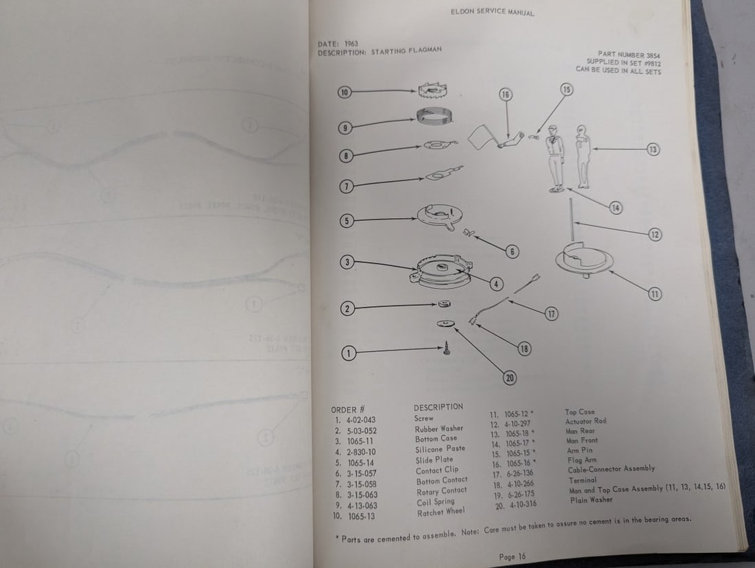 Eldon Industries 1963 Road Race Service Manual for Slot Car Collectors and Restorers - 5