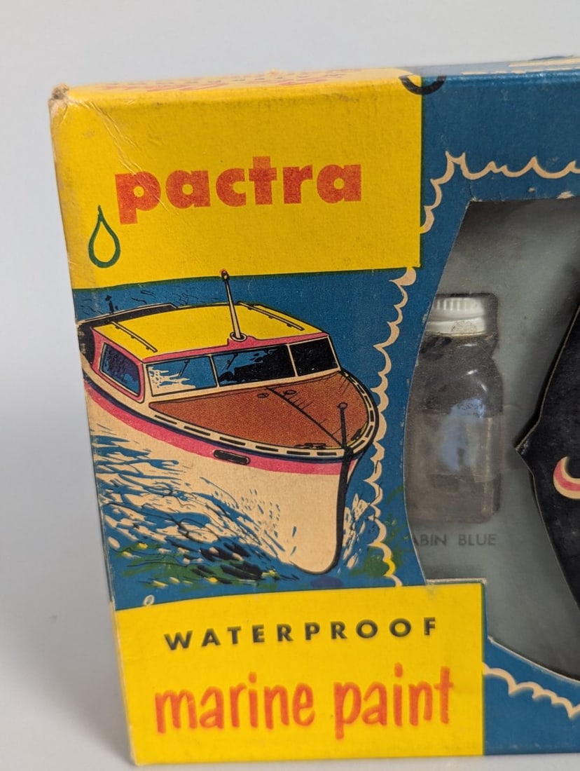 Pactra Sea Gloss Marine Paint Kit Vintage Collectible New Old Stock Model Supplies - 3