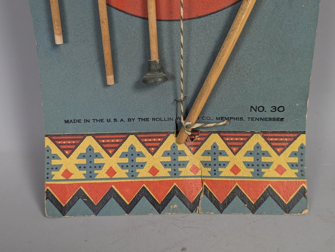 Vintage Rollin Wilson Co Big Chief No 30 Toy Archery Set Classic Collectible - 5