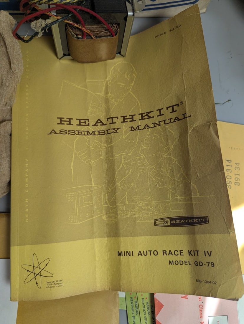 Heathkit Mini Auto Race Kit IV Model GD-79 Vintage Slot Car Electronics Kit - 2