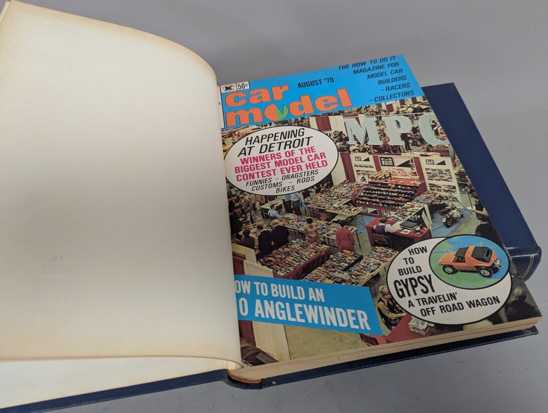 Lot of Vintage Car Model Magazine Loose Issues and Bound Volumes from 1960s-1970s - 3