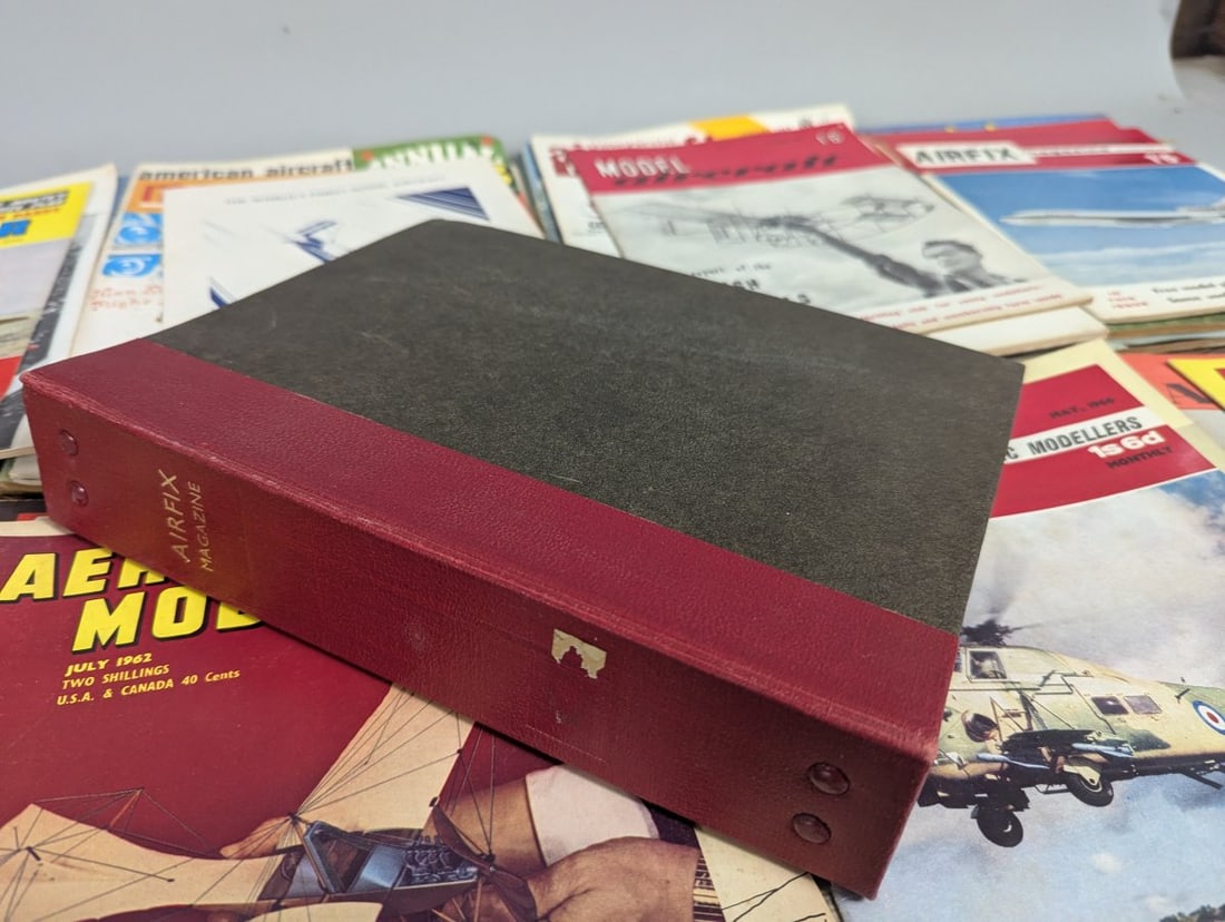 Vintage Airplane Model Magazines Collection Including Flying Models Airfix Aero Modeller - 7