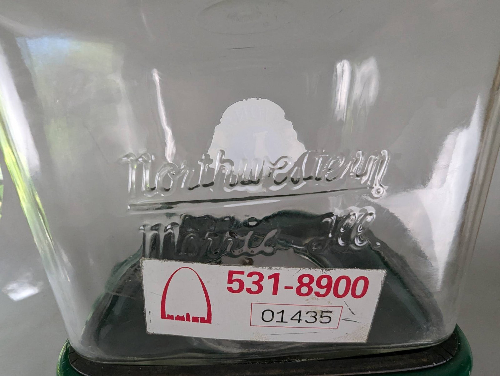 Northwestern Model 33 Green Gumball Machine - 4