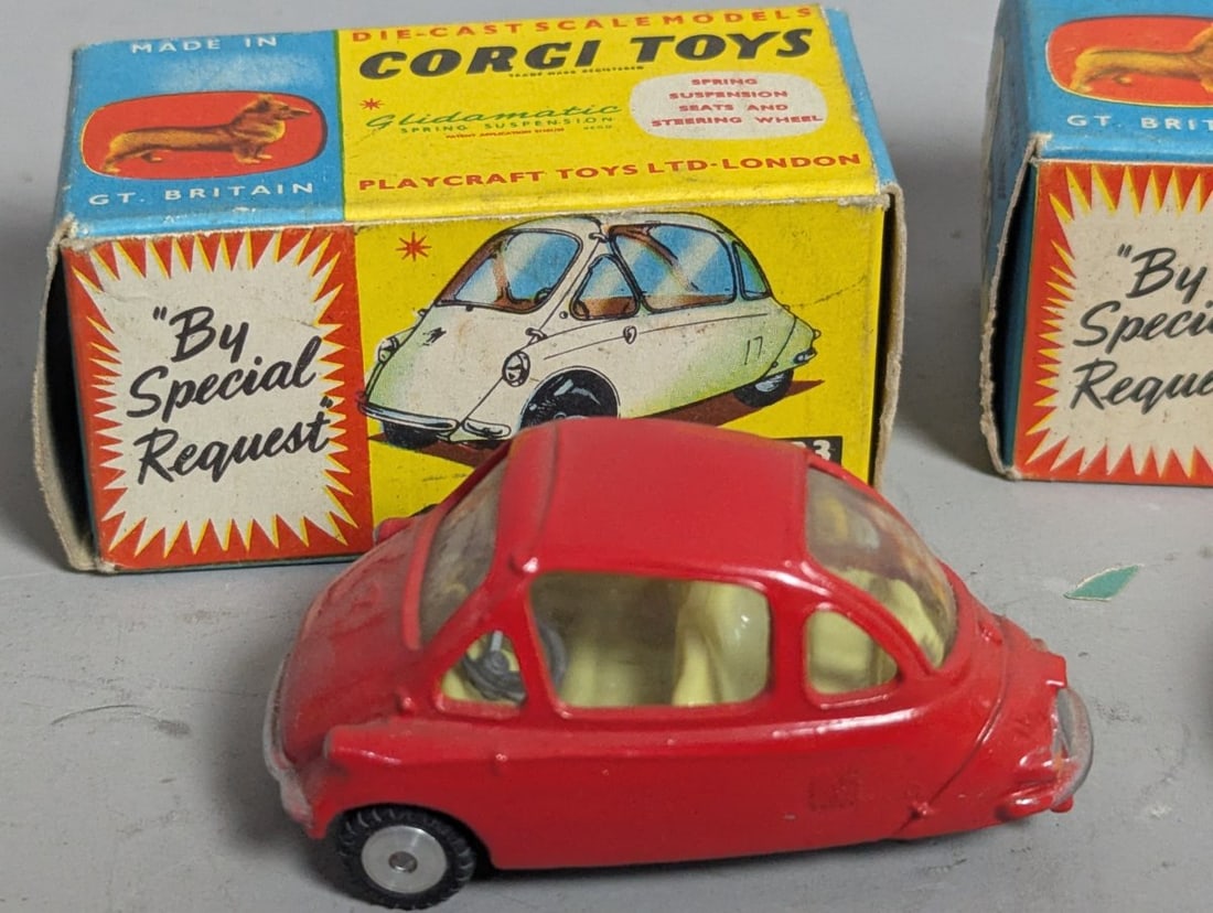 Corgi Die-Cast Toy Vehicle Collection Heinkel Economy Cars & R500 Police Car - 2