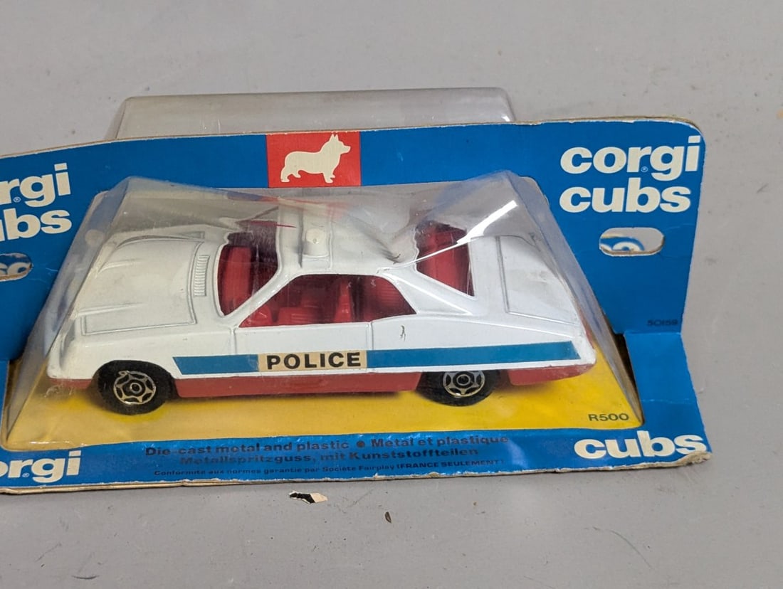 Corgi Die-Cast Toy Vehicle Collection Heinkel Economy Cars & R500 Police Car - 4