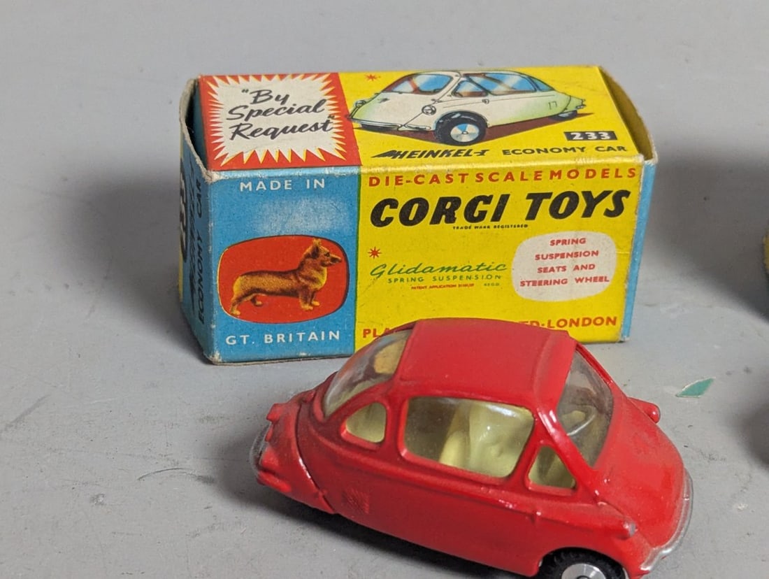Corgi Die-Cast Toy Vehicle Collection Heinkel Economy Cars & R500 Police Car - 5