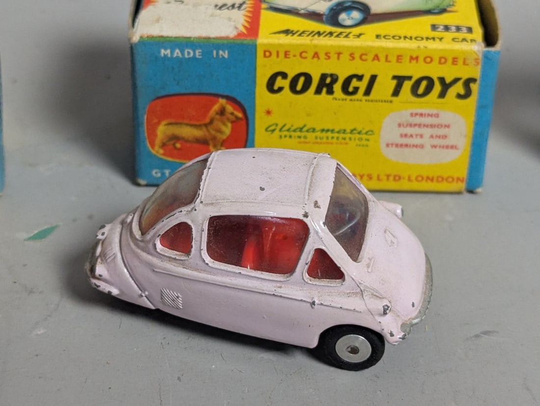 Corgi Die-Cast Toy Vehicle Collection Heinkel Economy Cars & R500 Police Car - 6