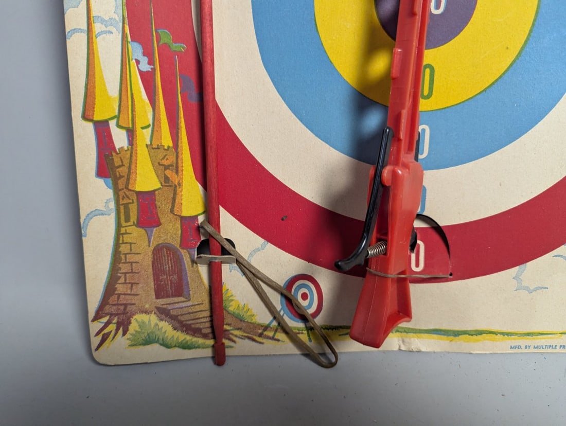 Vintage Multiple Products Corp Crusader's Cross Bow Toy Set New Old Stock Rare Collectible - 6