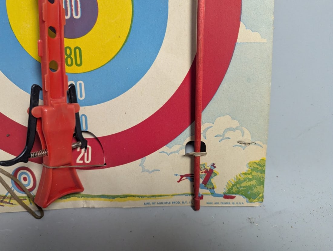 Vintage Multiple Products Corp Crusader's Cross Bow Toy Set New Old Stock Rare Collectible - 7