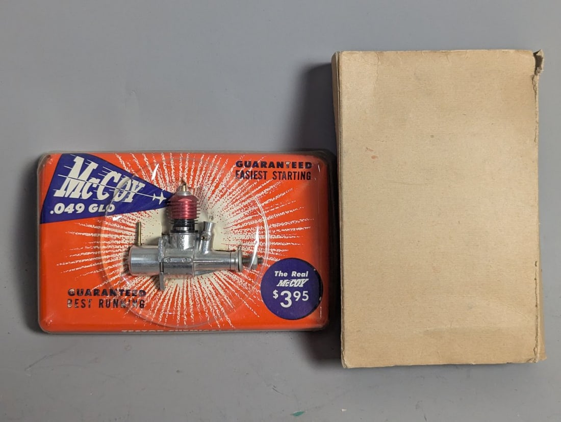 Vintage Testor McCoy .049 GLO Model Airplane Engine New Old Stock Iconic Collectible: **Important** Please read below description on how to avoid high shipping costs. Up for auction is a stunning Vintage Testor McCoy .049 GLO Model Airplane Engine. This gem is classified as New Old