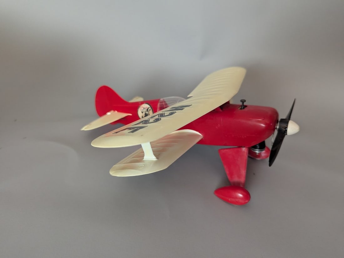 Vintage Cox Thimble Drome PT-19 Trainer Control Line Airplane with Original Box - 3