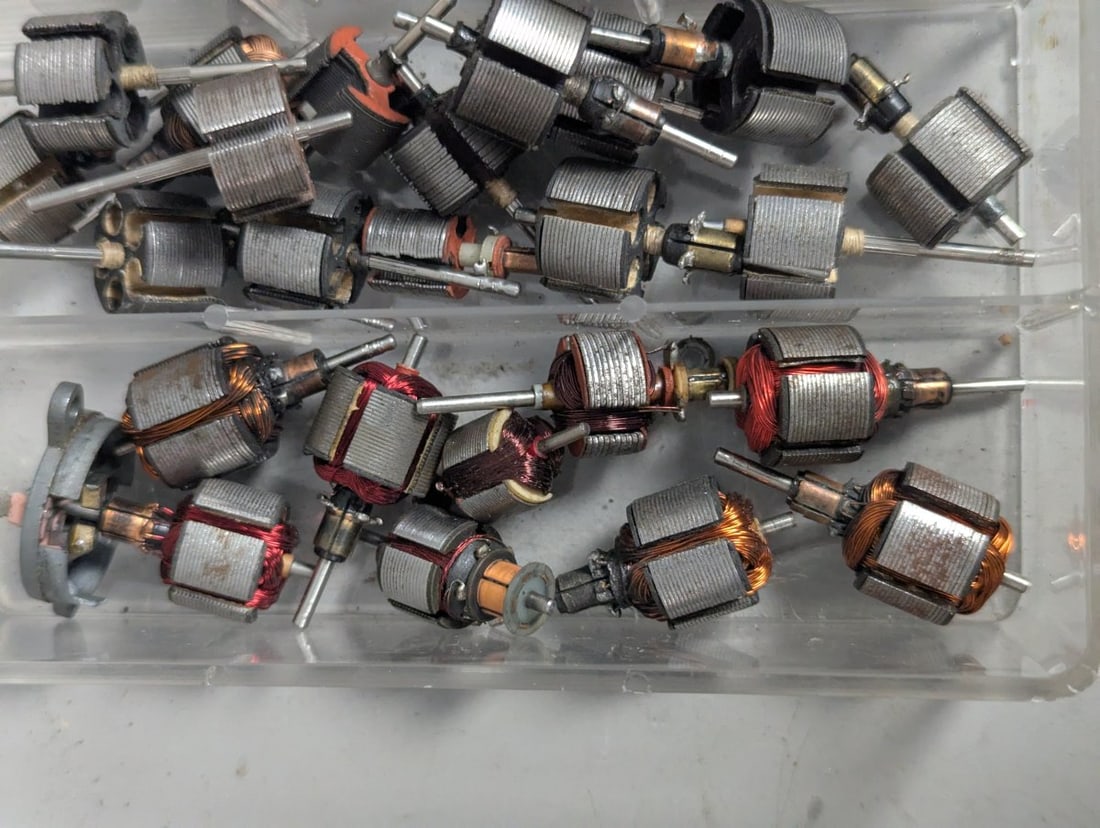 Vintage 1960s Slot Car Motors and Parts Lot Including Pittman for Restoration or Custom Build - 2