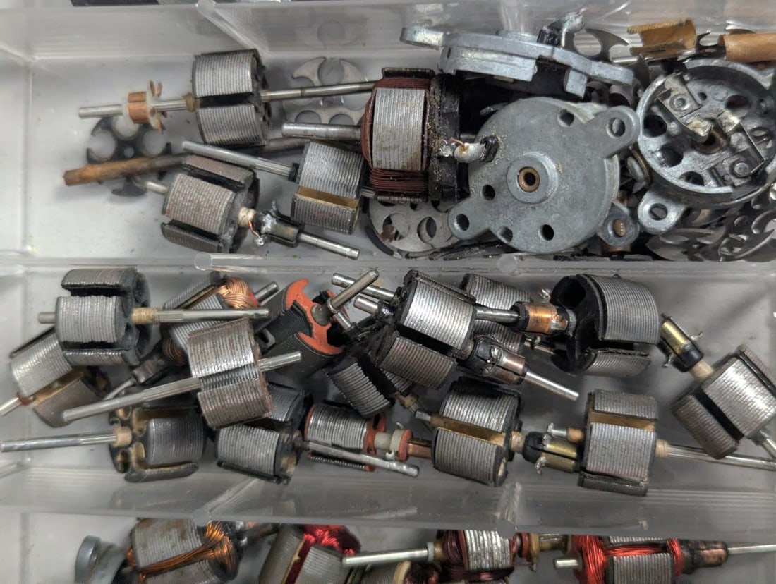 Vintage 1960s Slot Car Motors and Parts Lot Including Pittman for Restoration or Custom Build - 3