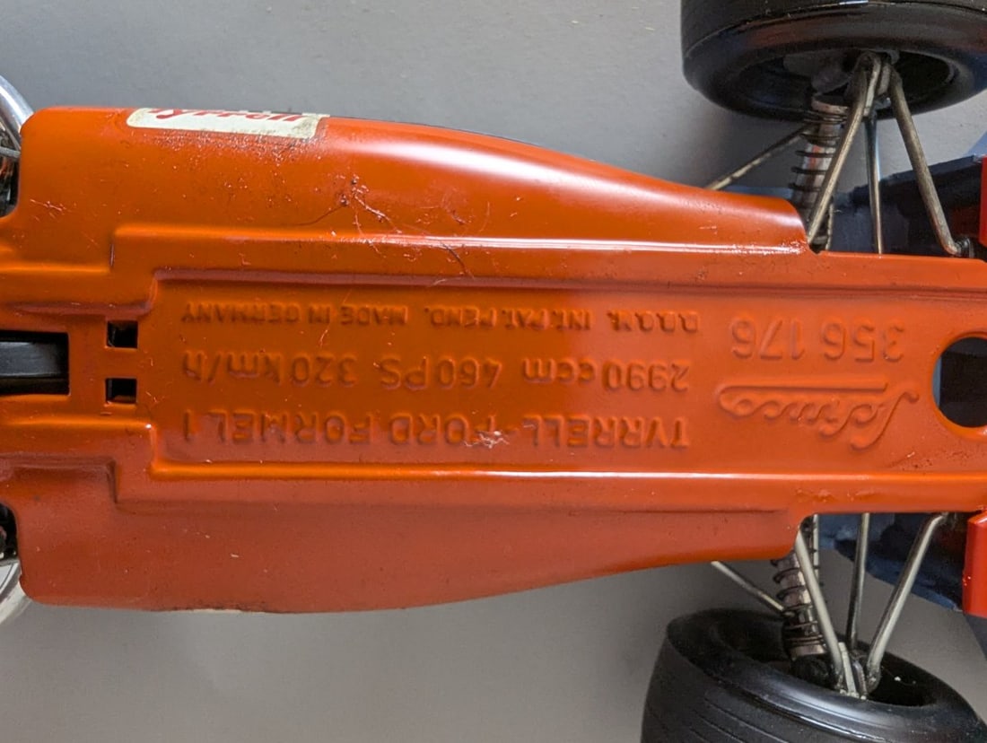 Gama Tyrrell Ford Formula 1 Race Car Model Collectible Made in Germany - 7