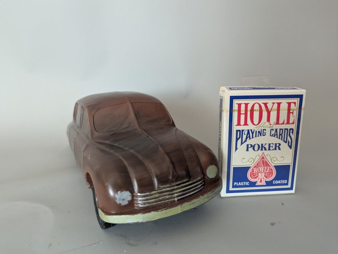 JEP Dyna 54 Panhard 1/15 Scale Tin Toy Cars for Parts or Restoration: **Important** Please read below description on how to avoid high shipping costs. Here are two JEP Dyna 54 Panhard 1/15 scale tin toy cars, measuring 12 1/2 x 4 x 4. As found. Good for parts or