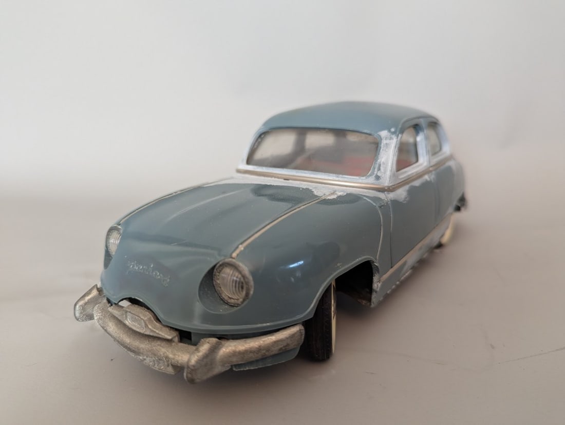 JEP Dyna 54 Panhard 1/15 Scale Tin Toy Cars for Parts or Restoration - 2