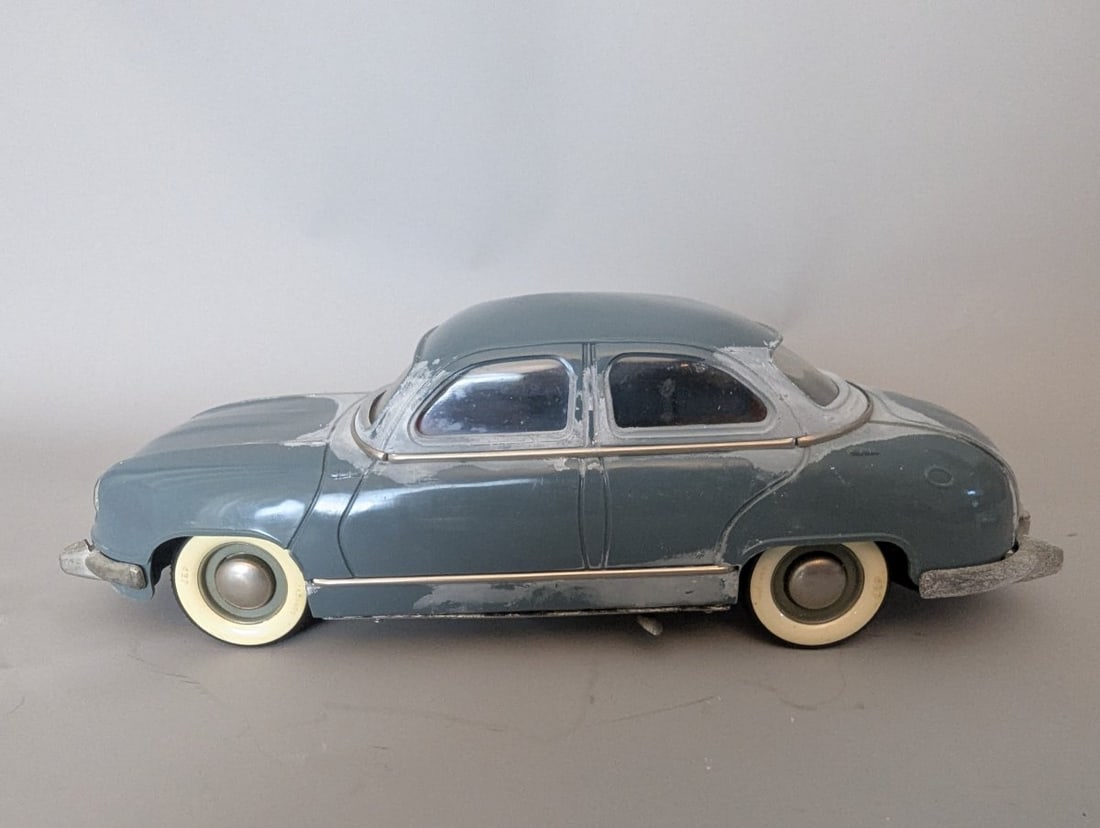 JEP Dyna 54 Panhard 1/15 Scale Tin Toy Cars for Parts or Restoration - 3
