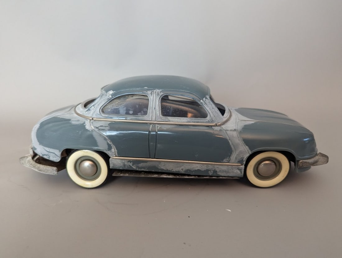 JEP Dyna 54 Panhard 1/15 Scale Tin Toy Cars for Parts or Restoration - 5