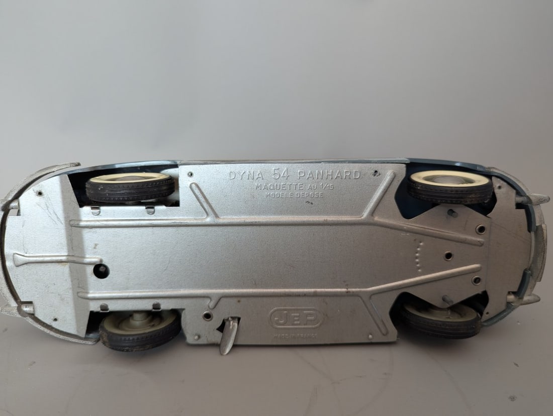 JEP Dyna 54 Panhard 1/15 Scale Tin Toy Cars for Parts or Restoration - 6
