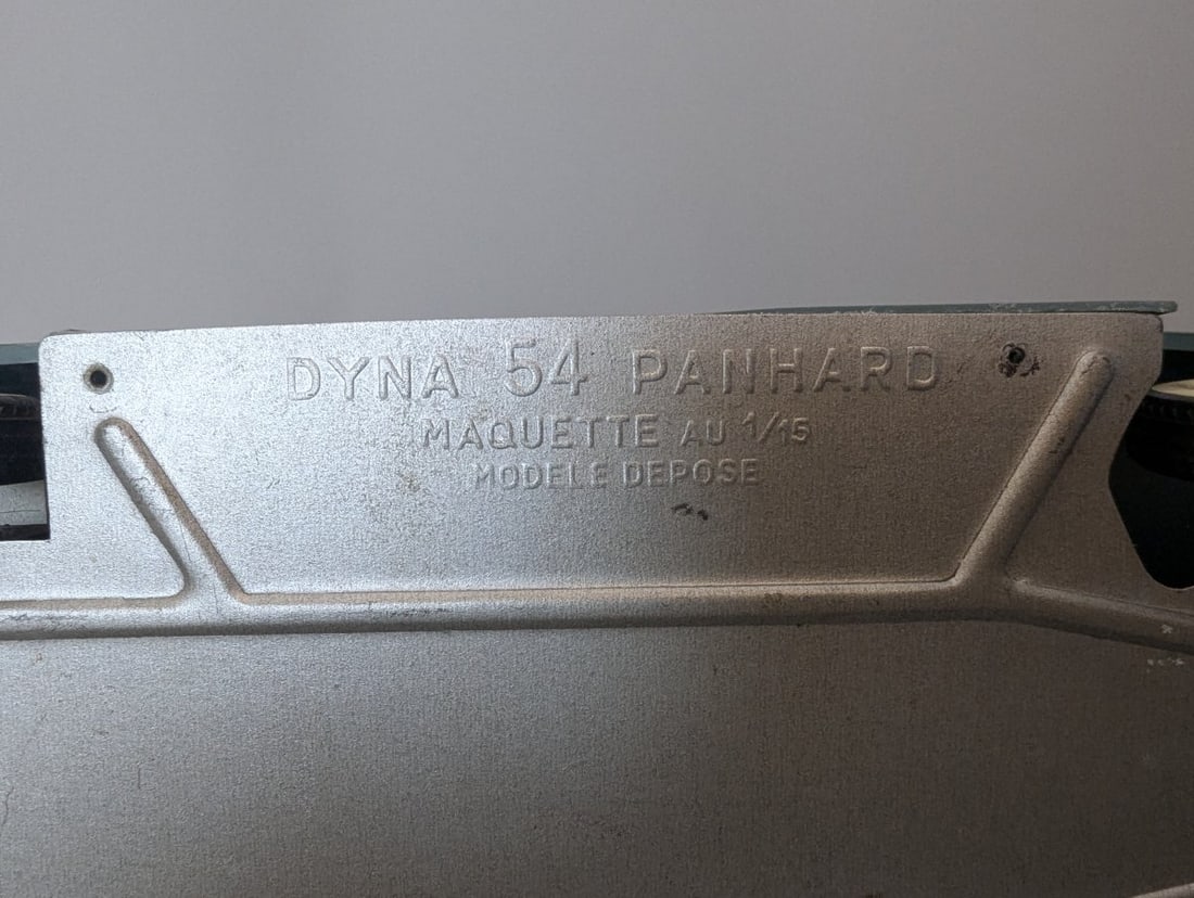 JEP Dyna 54 Panhard 1/15 Scale Tin Toy Cars for Parts or Restoration - 7