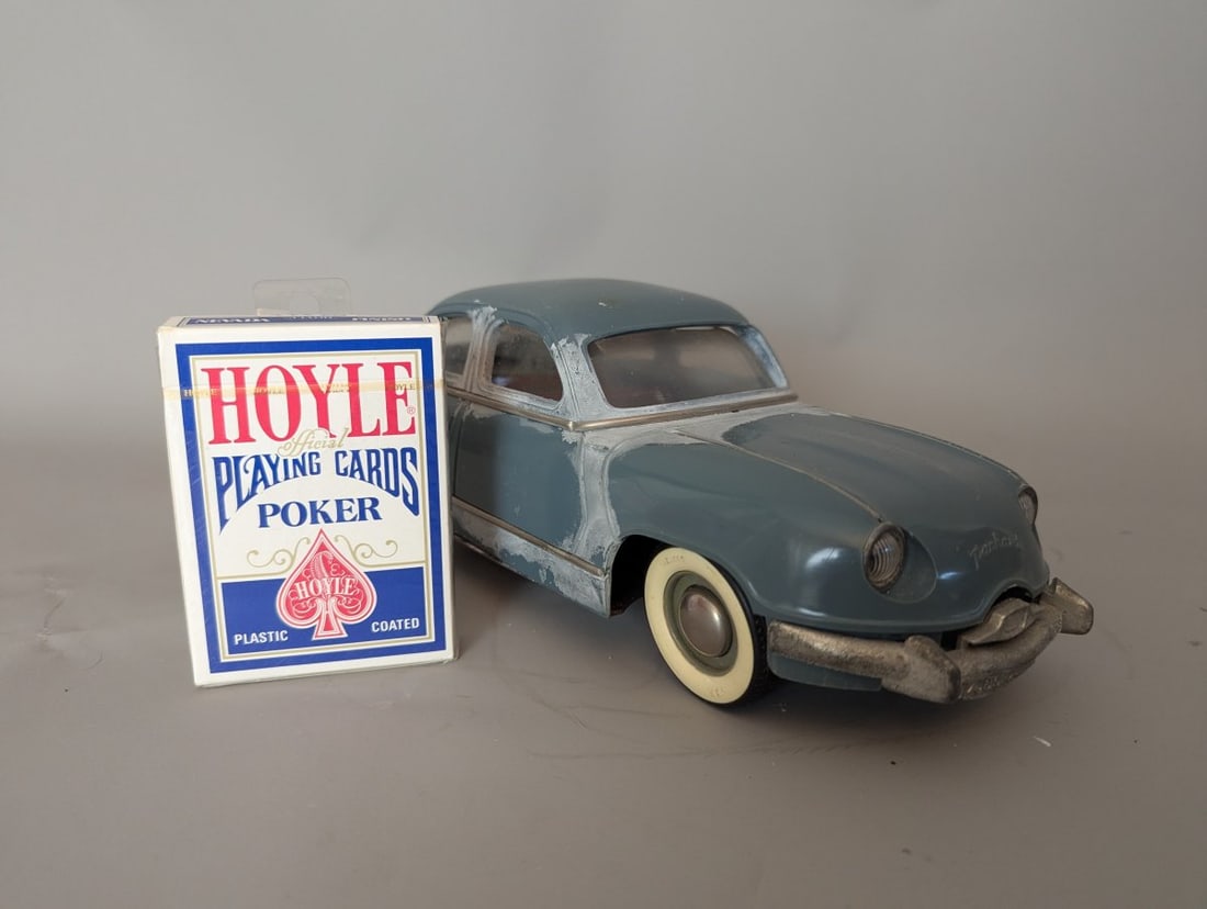JEP Dyna 54 Panhard 1/15 Scale Tin Toy Cars for Parts or Restoration - 8