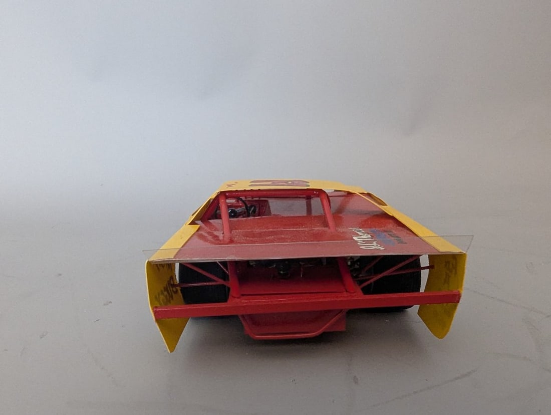 Custom Built 'Flintstone Flyer' Dirt Late Model Race Car by Jimmy Flintstone - 4