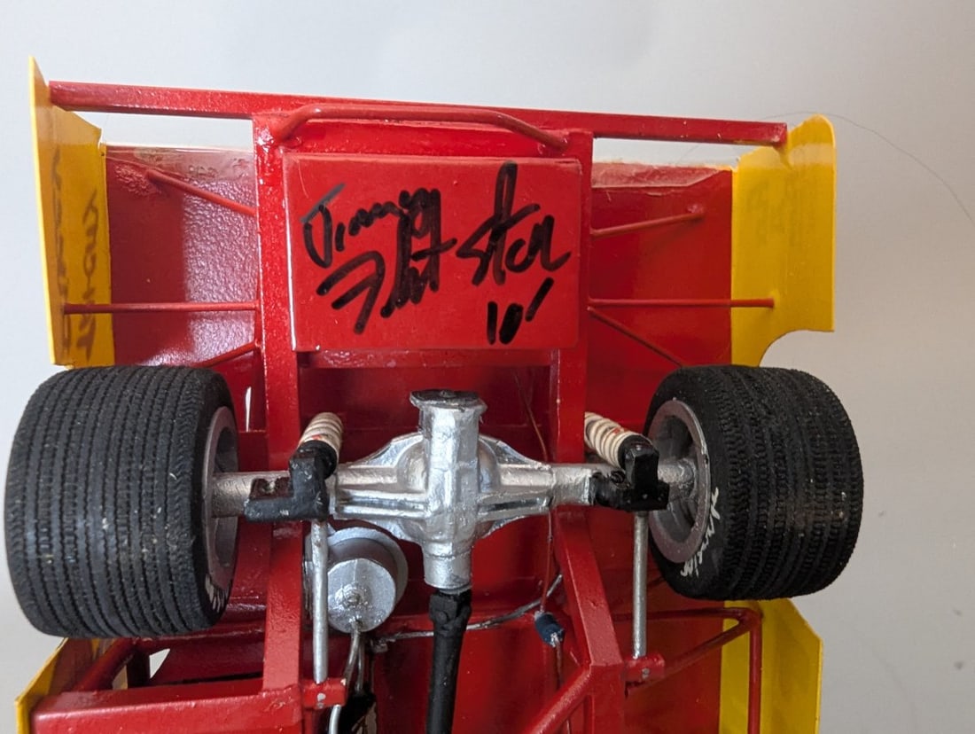 Custom Built 'Flintstone Flyer' Dirt Late Model Race Car by Jimmy Flintstone - 7