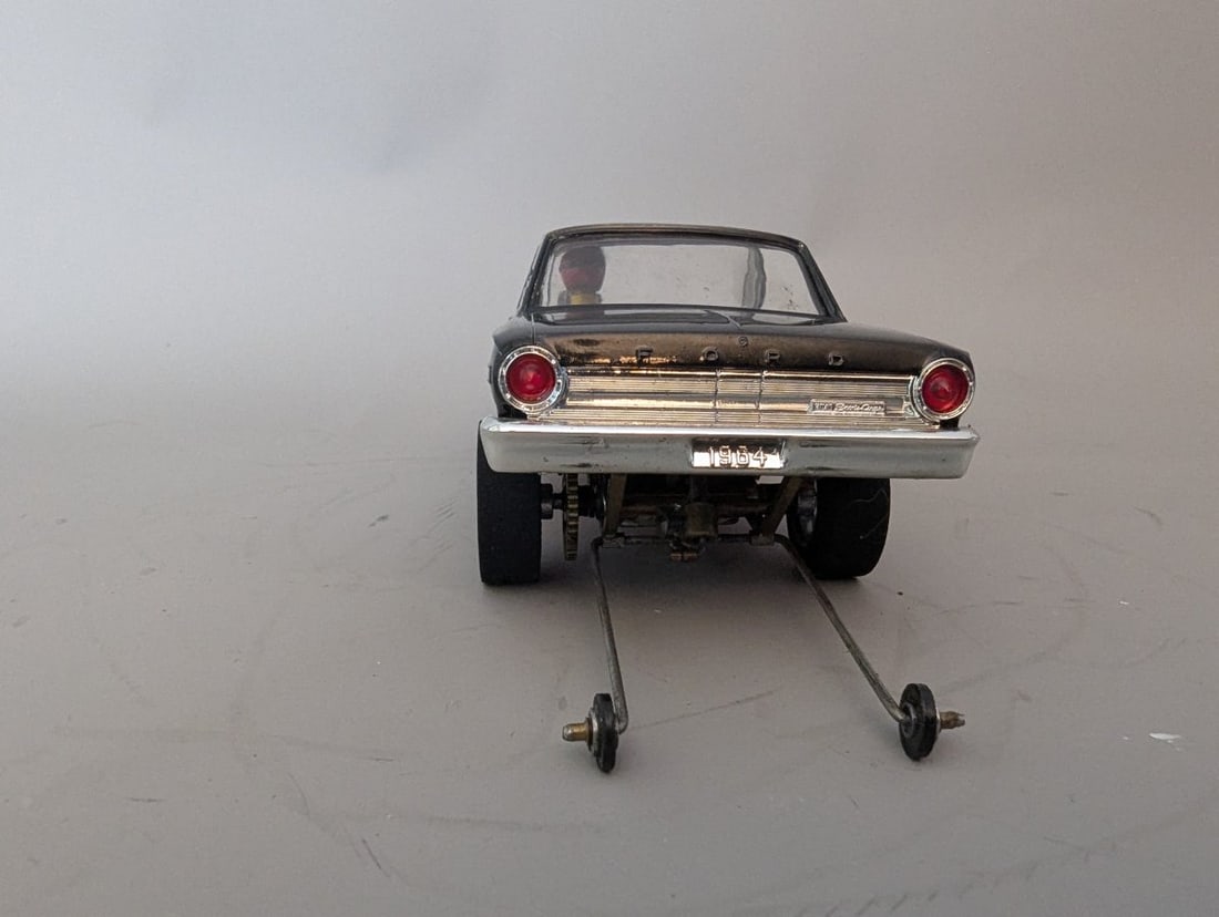 Custom-Built 1964 Ford Fairlane 500 Drag Slot Car 1/24 Scale Unique Model - 3
