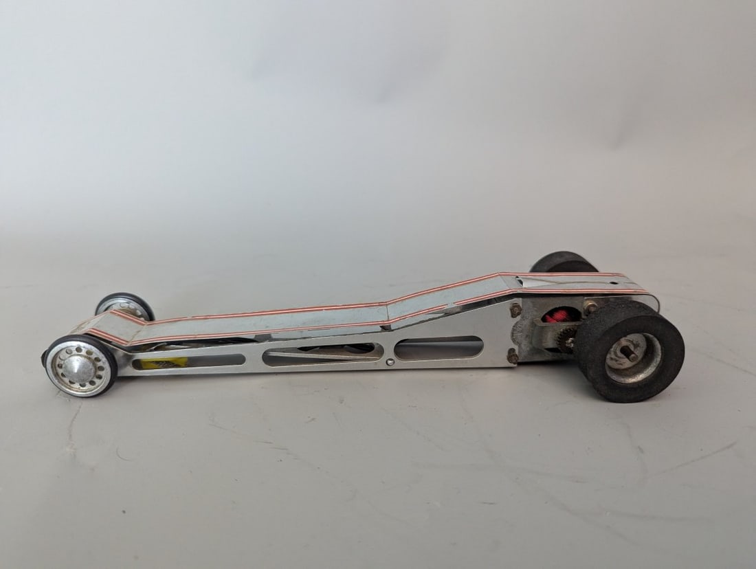 Vintage 1960s USA Model-Rama Rail Dragster Slot Car Collectible Racing Toy - 3