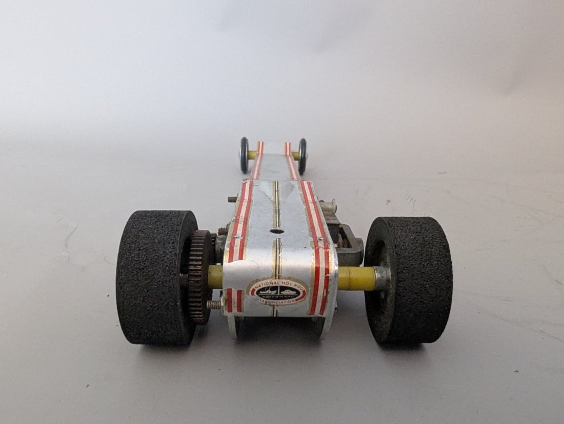 Vintage 1960s USA Model-Rama Rail Dragster Slot Car Collectible Racing Toy - 4