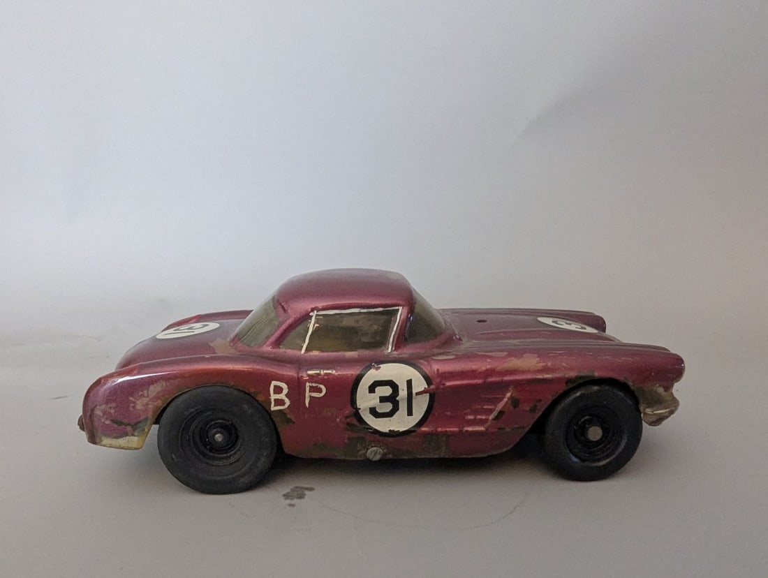 Vintage AMT Turnpike Slot Car 1957 Chevrolet Corvette Collectible Restoration Project - 5