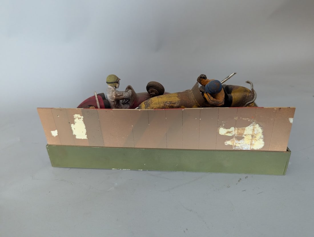 Vintage Midget Sprint Car Racing Diorama Unique Assembled Art Piece - 6