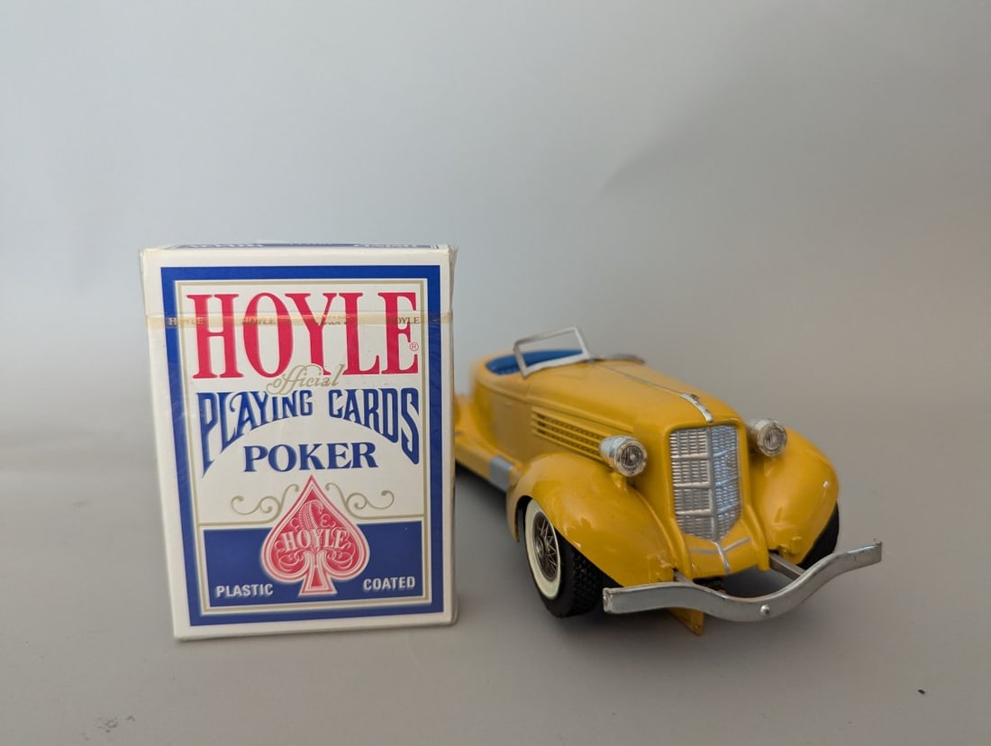 Vintage Battery-Operated Auburn Speedster Slot Car 1935 Collectible Toy Car - 8