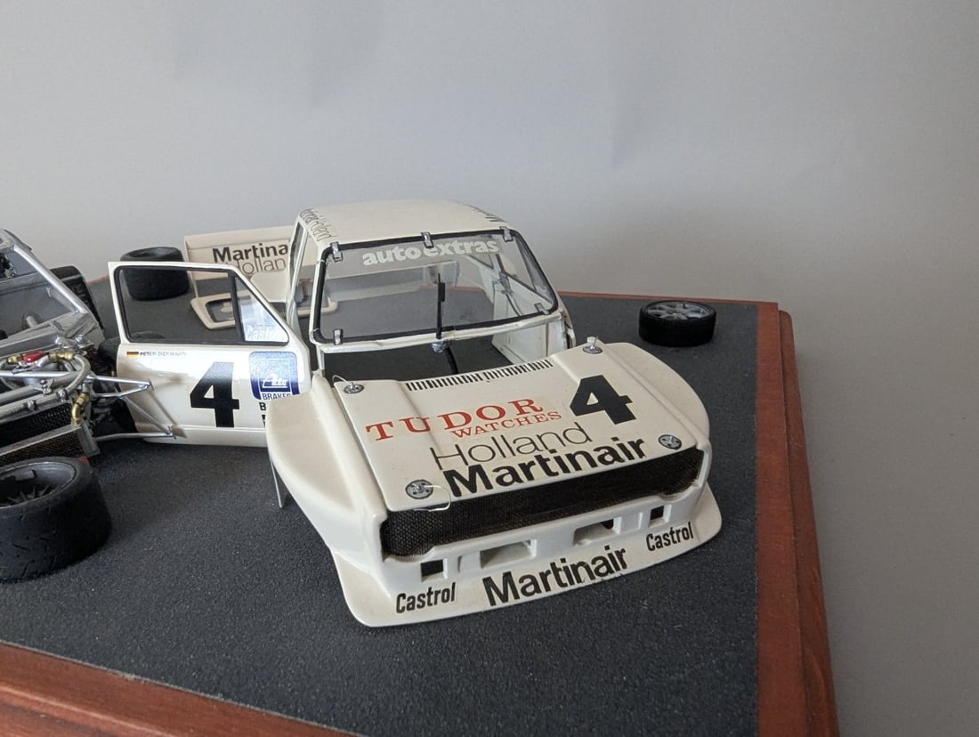 Custom Zakspeed Ford Capri Gr. 5 Race Car Diorama Unique Model Kit Display - 4