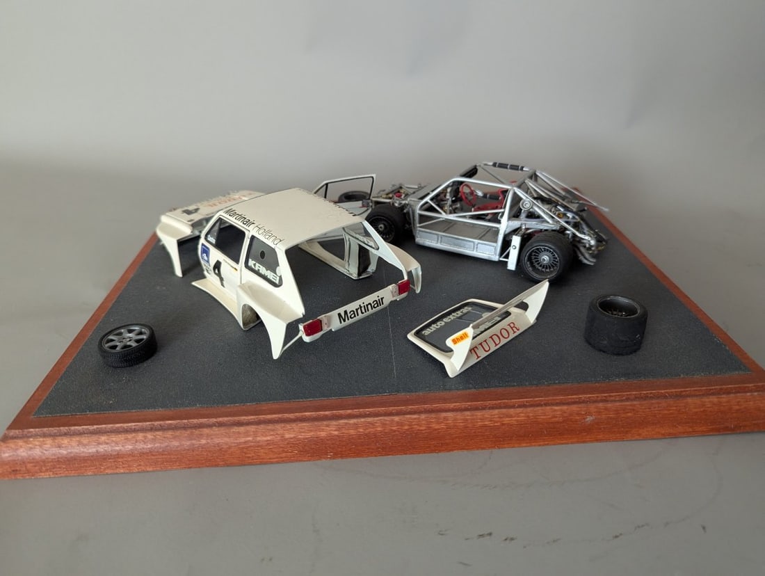 Custom Zakspeed Ford Capri Gr. 5 Race Car Diorama Unique Model Kit Display - 5
