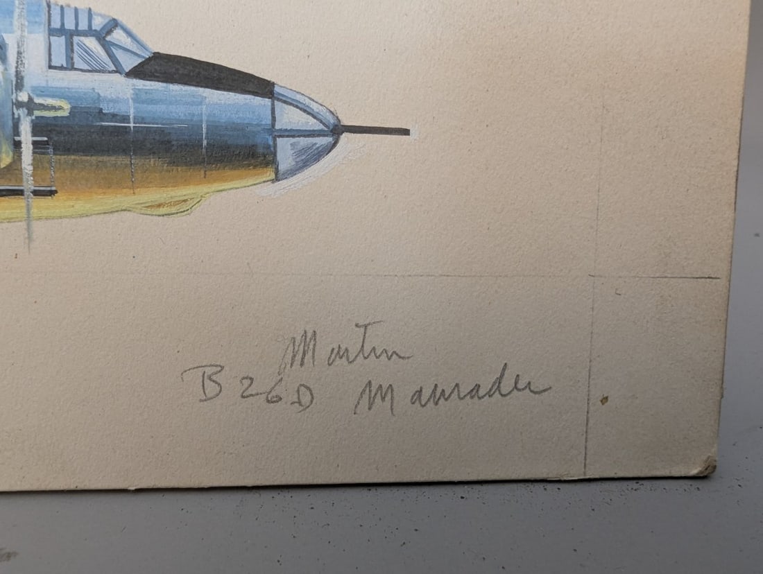 Aurora Martin B-26D Marauder Model Kit with Original Artwork Rare Collector Set - 6