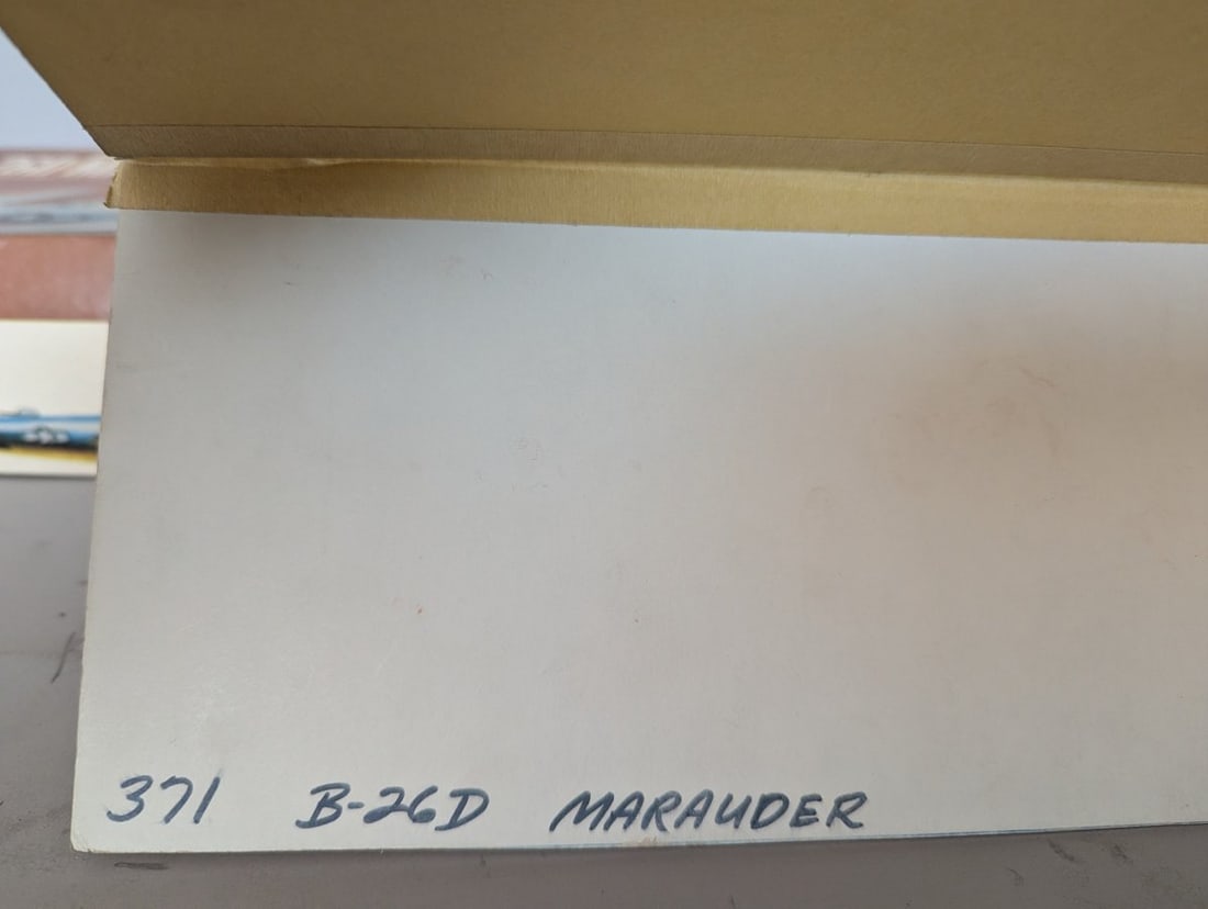 Aurora Martin B-26D Marauder Model Kit with Original Artwork Rare Collector Set - 7