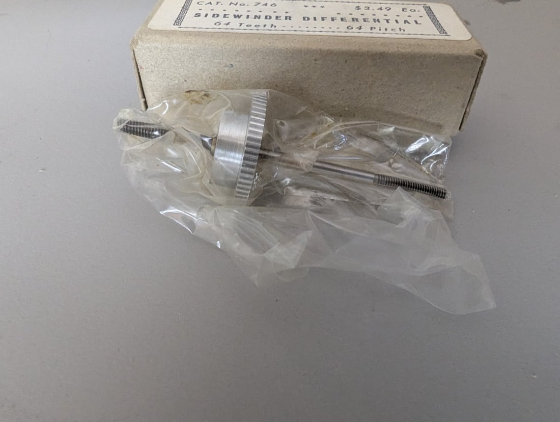 Champion Sidewinder Differential NOS Cat. No. 746 1/24 Scale Slot Car Part Vintage Collectible - 2