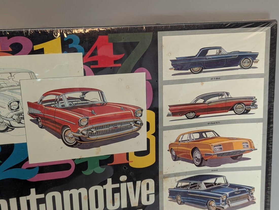 AMT Automotive Illustrators Complete Water Color Paint By Number Set Vintage Sealed - 3