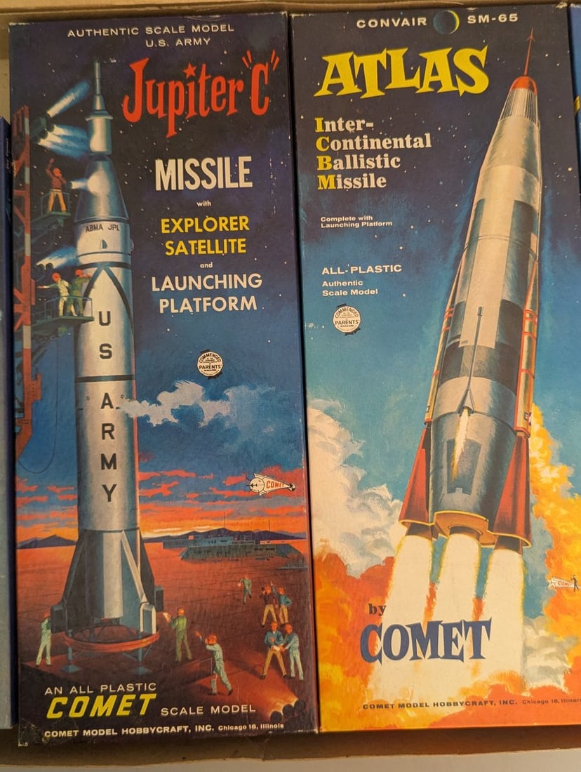 Comet Victory in Space Promotional Gift Set Model Kits for Stanley Home Products - 4