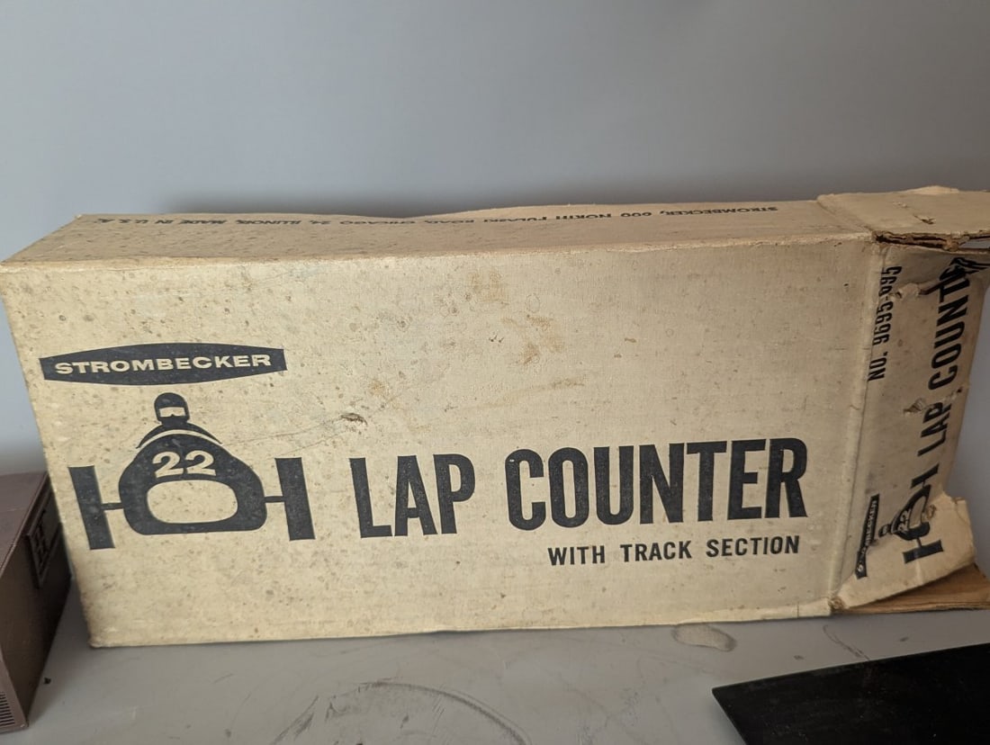 Vintage Strombecker Road Racing Lap Counter Set No. 9595 Slot Car Accessory - 6