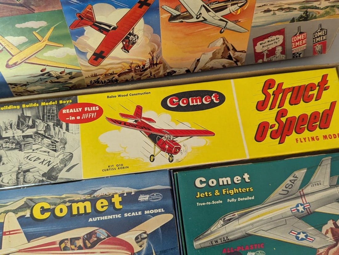 Comet Model Airplane Kits Step-Up-Set Vintage Unbuilt Collectible Hobbycraft - 4