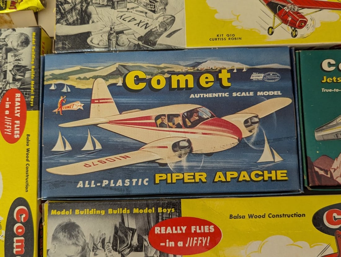 Comet Model Airplane Kits Step-Up-Set Vintage Unbuilt Collectible Hobbycraft - 5