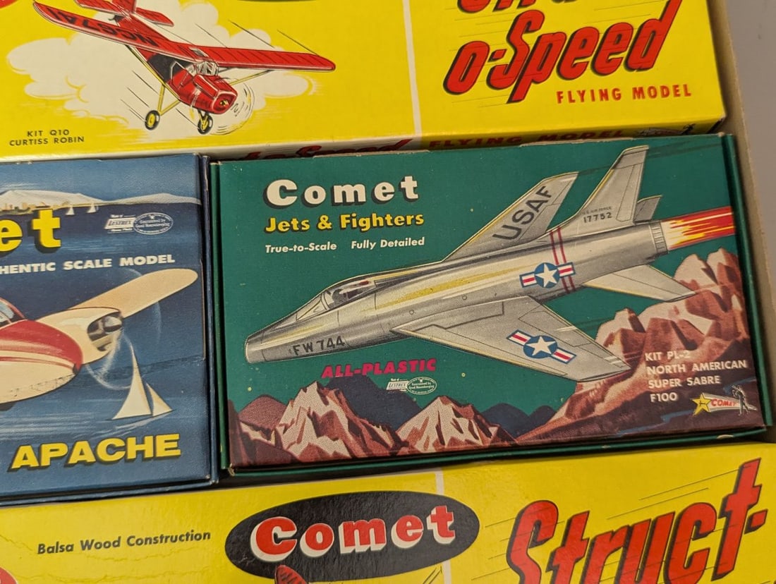 Comet Model Airplane Kits Step-Up-Set Vintage Unbuilt Collectible Hobbycraft - 6