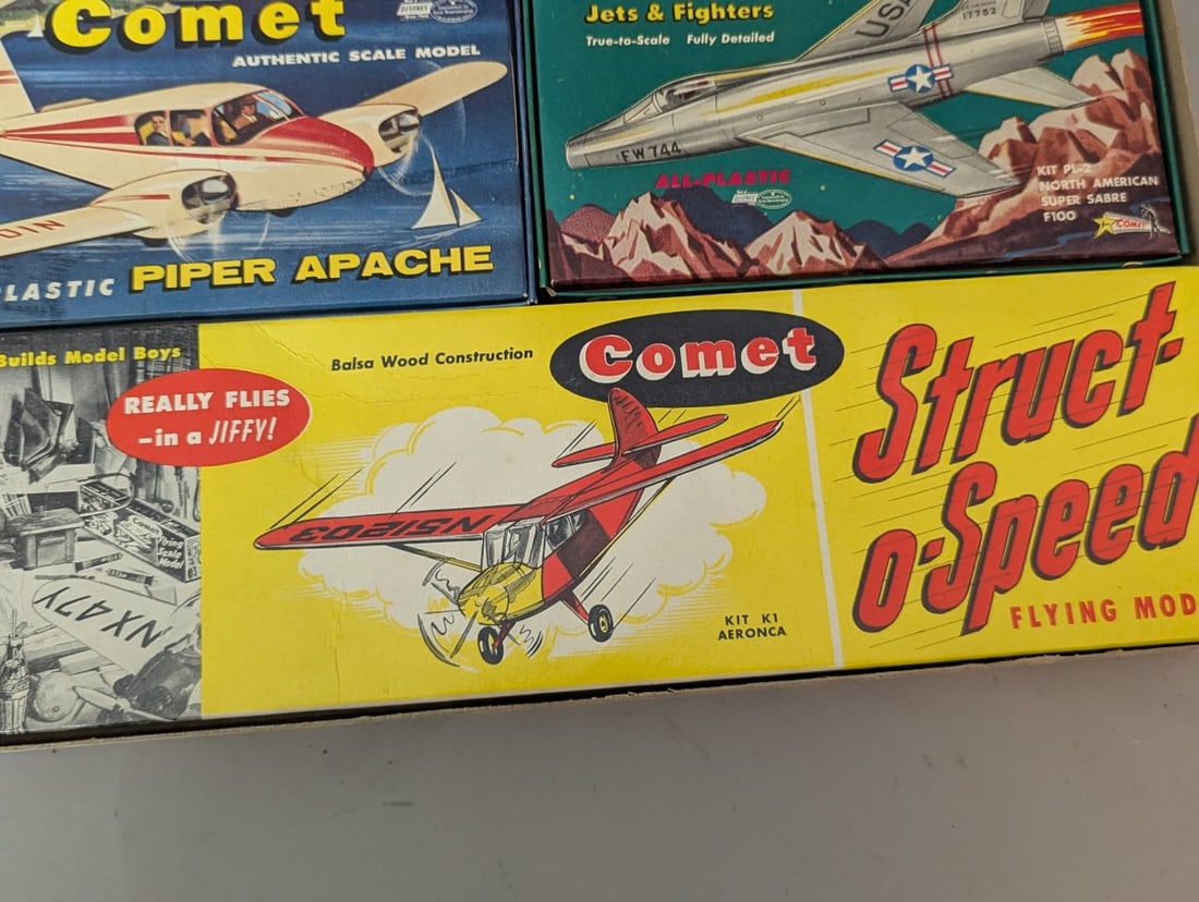 Comet Model Airplane Kits Step-Up-Set Vintage Unbuilt Collectible Hobbycraft - 7