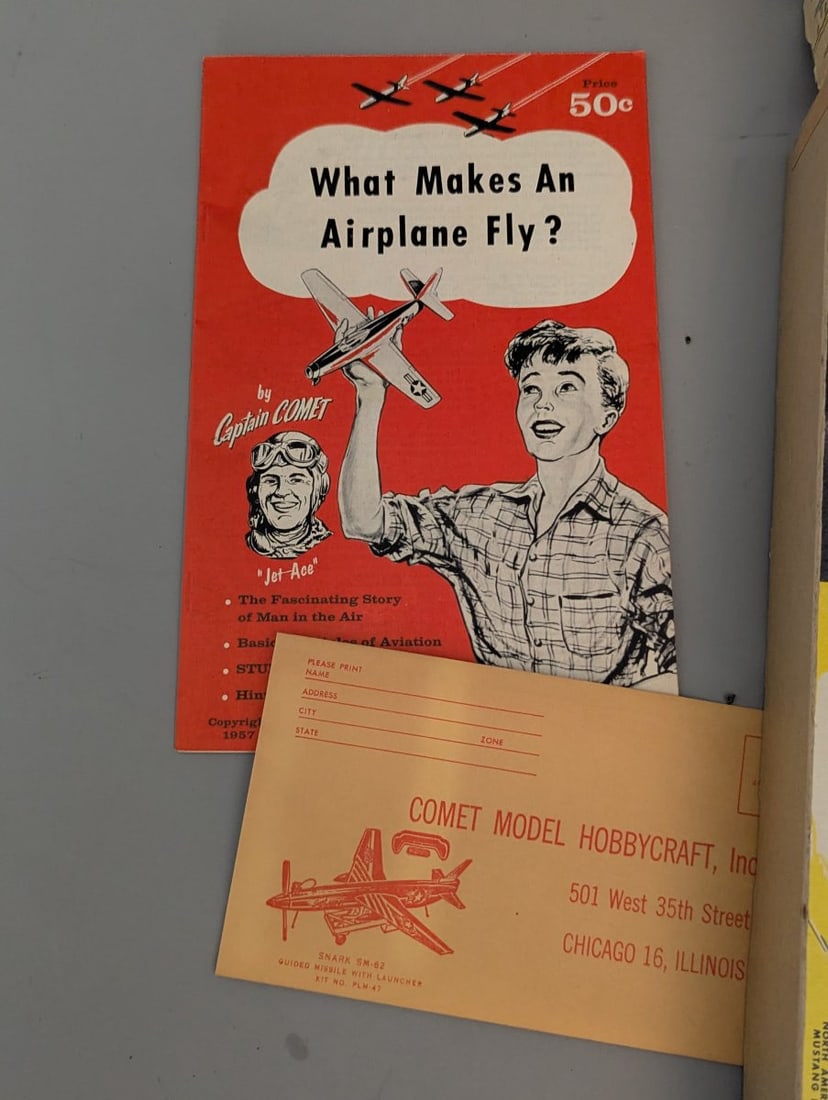 Comet Model Airplane Kits Step-Up-Set Vintage Unbuilt Collectible Hobbycraft - 8