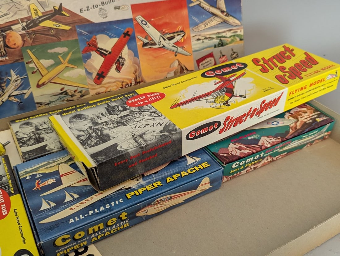 Comet Model Airplane Kits Step-Up-Set Vintage Unbuilt Collectible Hobbycraft - 9