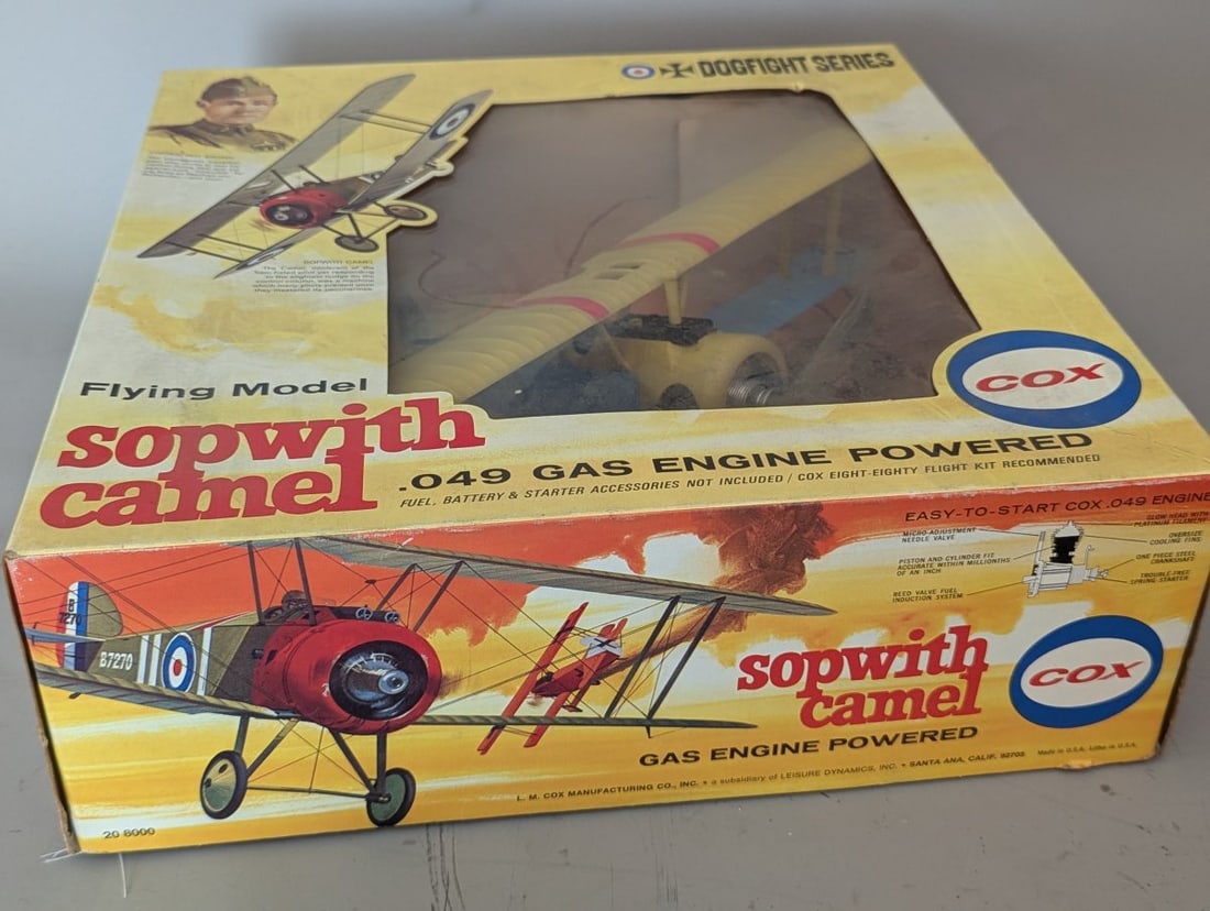 Cox Dogfight Series Sopwith Camel .049 Gas Engine Flying Model Collectible - 6
