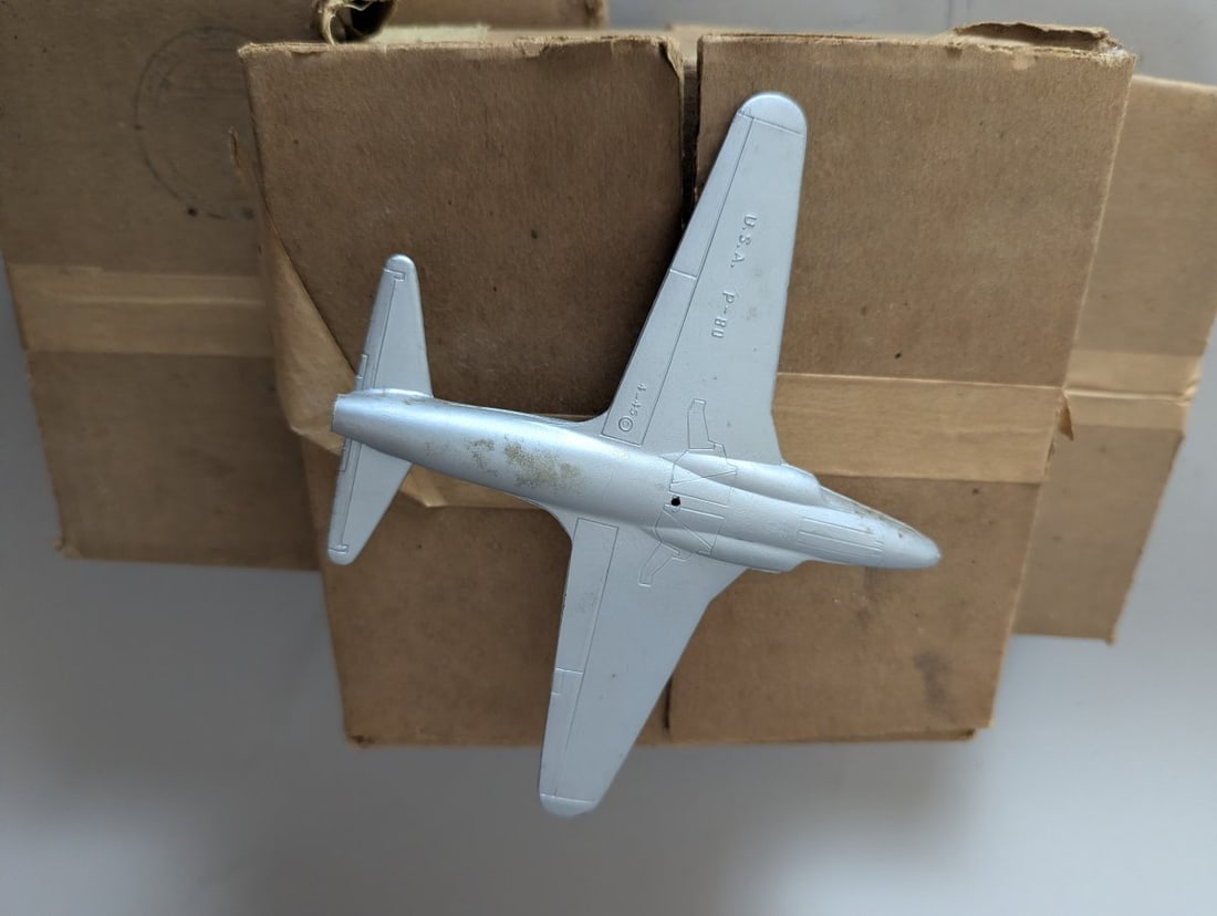 WWII U.S.A.A.F. P-80 Shooting Star Aircraft Recognition Models Sealed Boxes Collection - 3